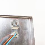 Pair of polished wall lamps by Gaetano Sciolari