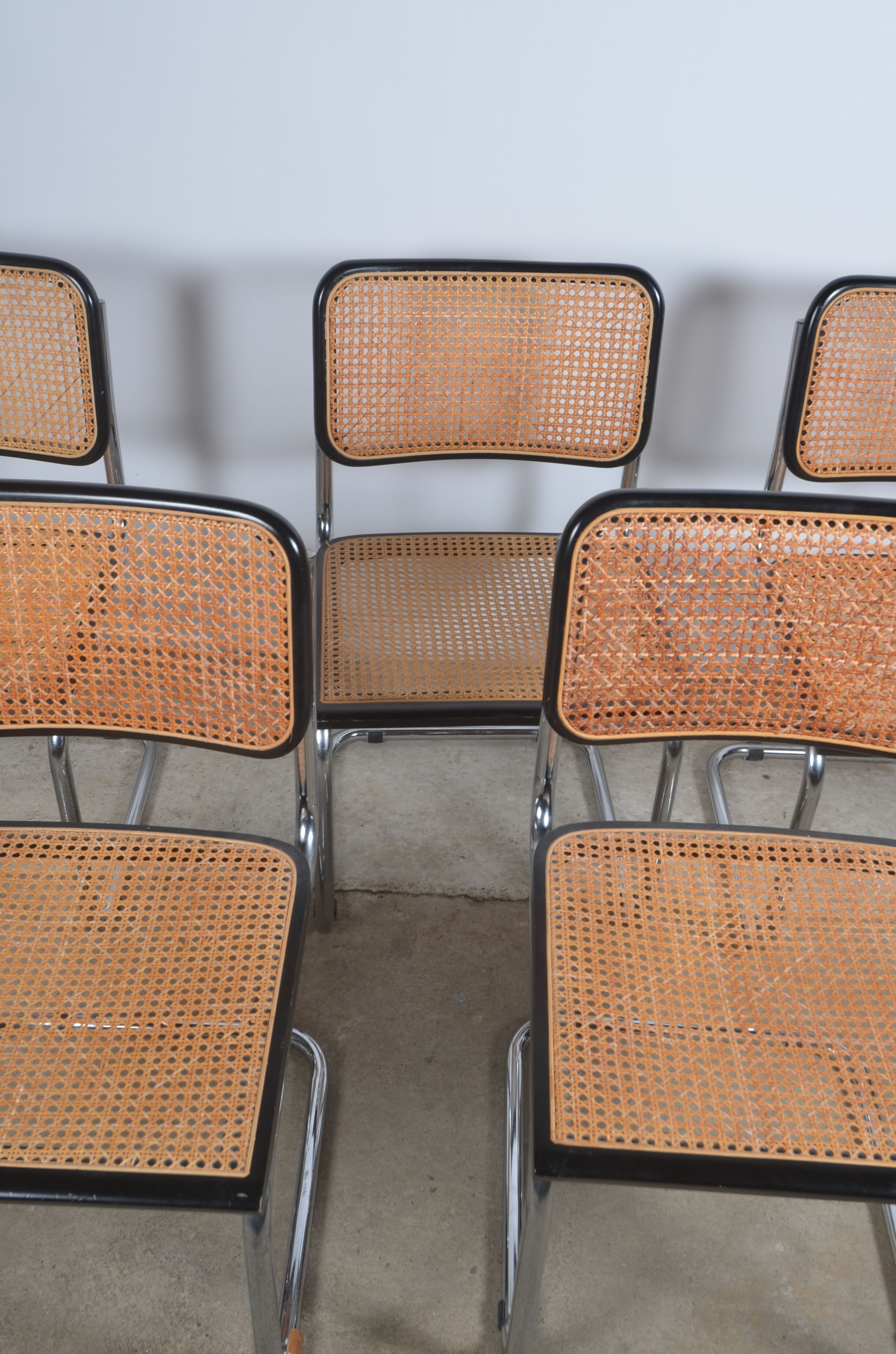 Chairs Cesca B32 by Marcel Breuer