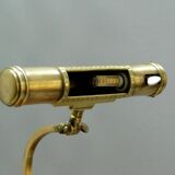 Art Deco brass piano lamp with rotary switch socket