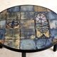 1960s glazed ceramic coffee table