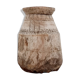 Pot indien sculpté Wabi Sabi