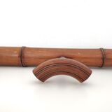 Patère en bois façon bambou