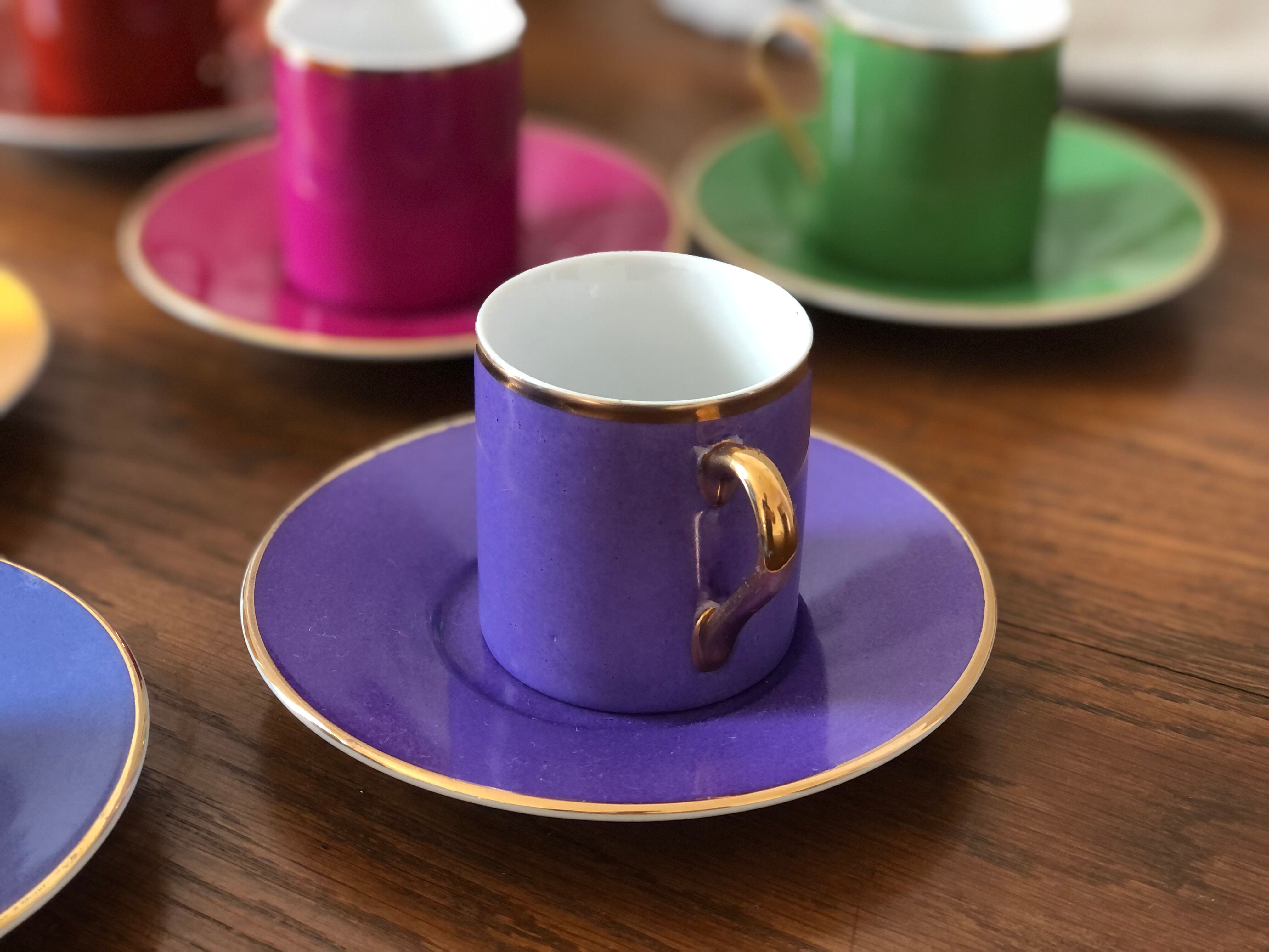 Set of 6 expresso cups
