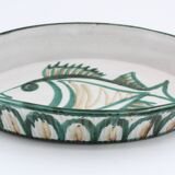 Robert Picault ceramic fish dish from Vallauris, 1950