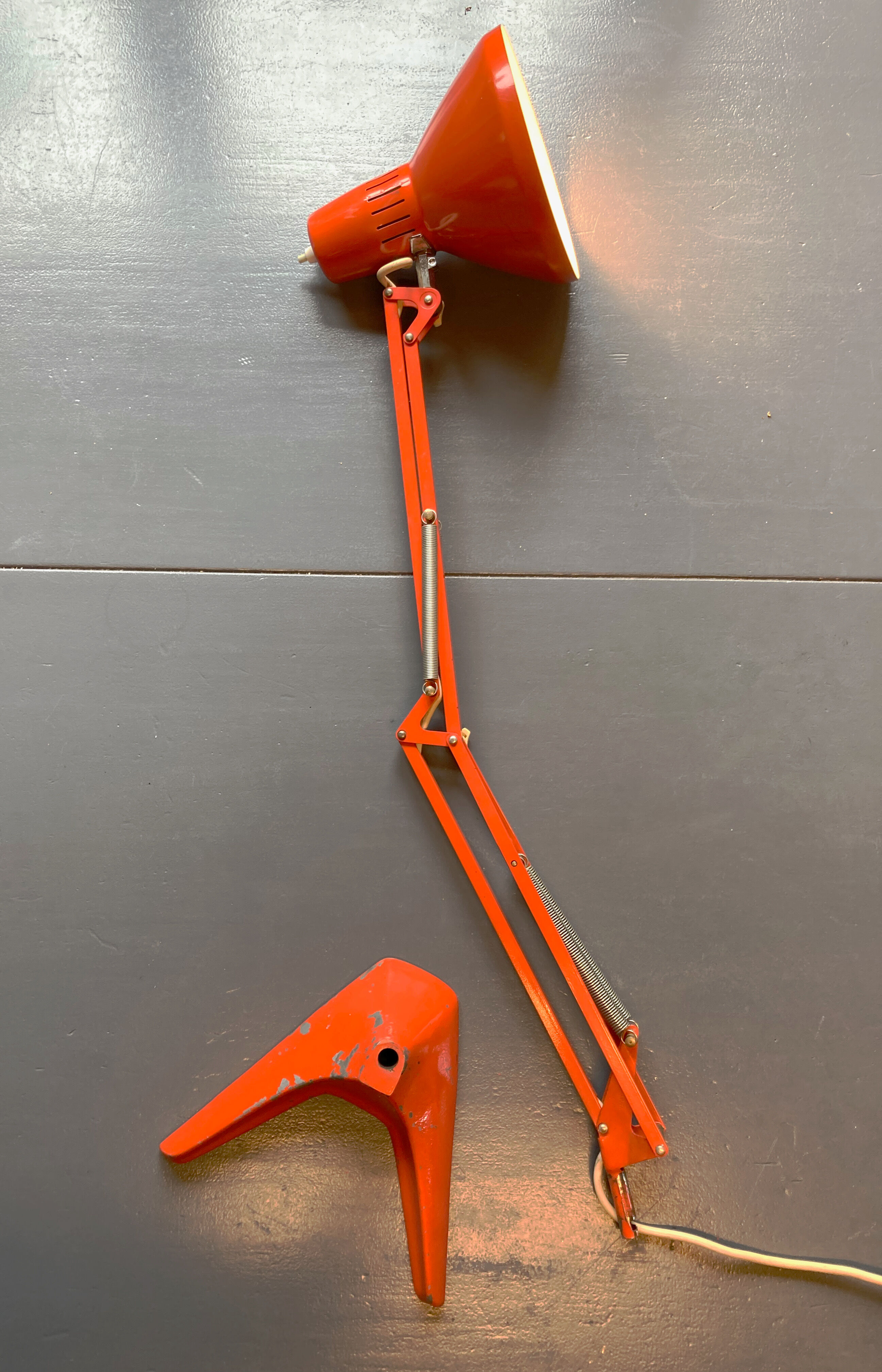 Lampe vintage  industriel de travail Sweden