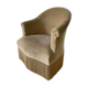 Fauteuil crapaud en velours vert