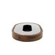 Mid-century olive wood ashtray, Italy ca. 1970