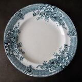 Set de 6 assiettes plates Longwy, modèle Watteau