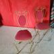 Paire de chaises en fer