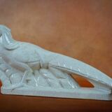 Art Deco pheasant in glazed earthenware by Louis Fontinelle - 1930s