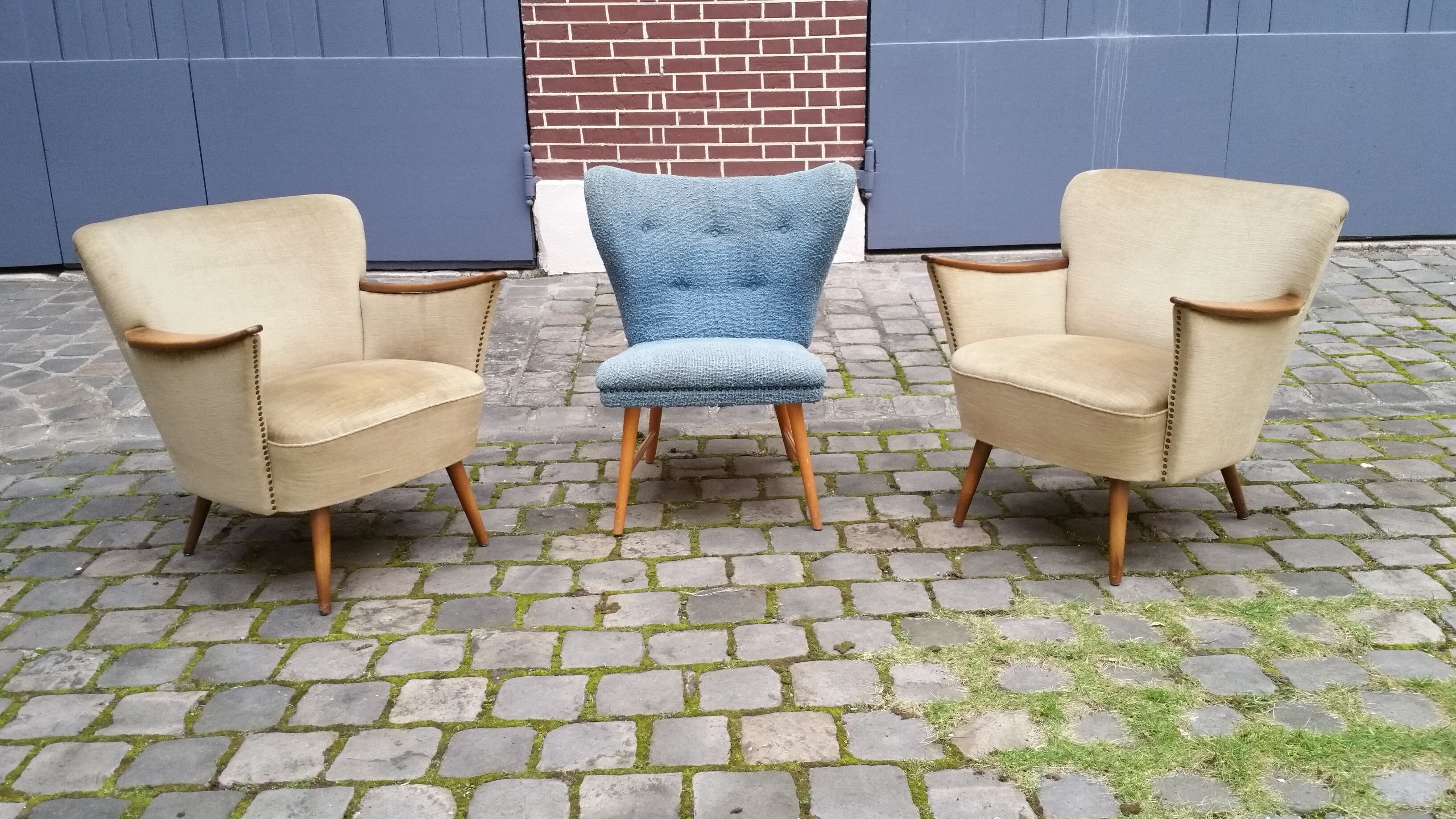 Pair of chairs 50s 60s