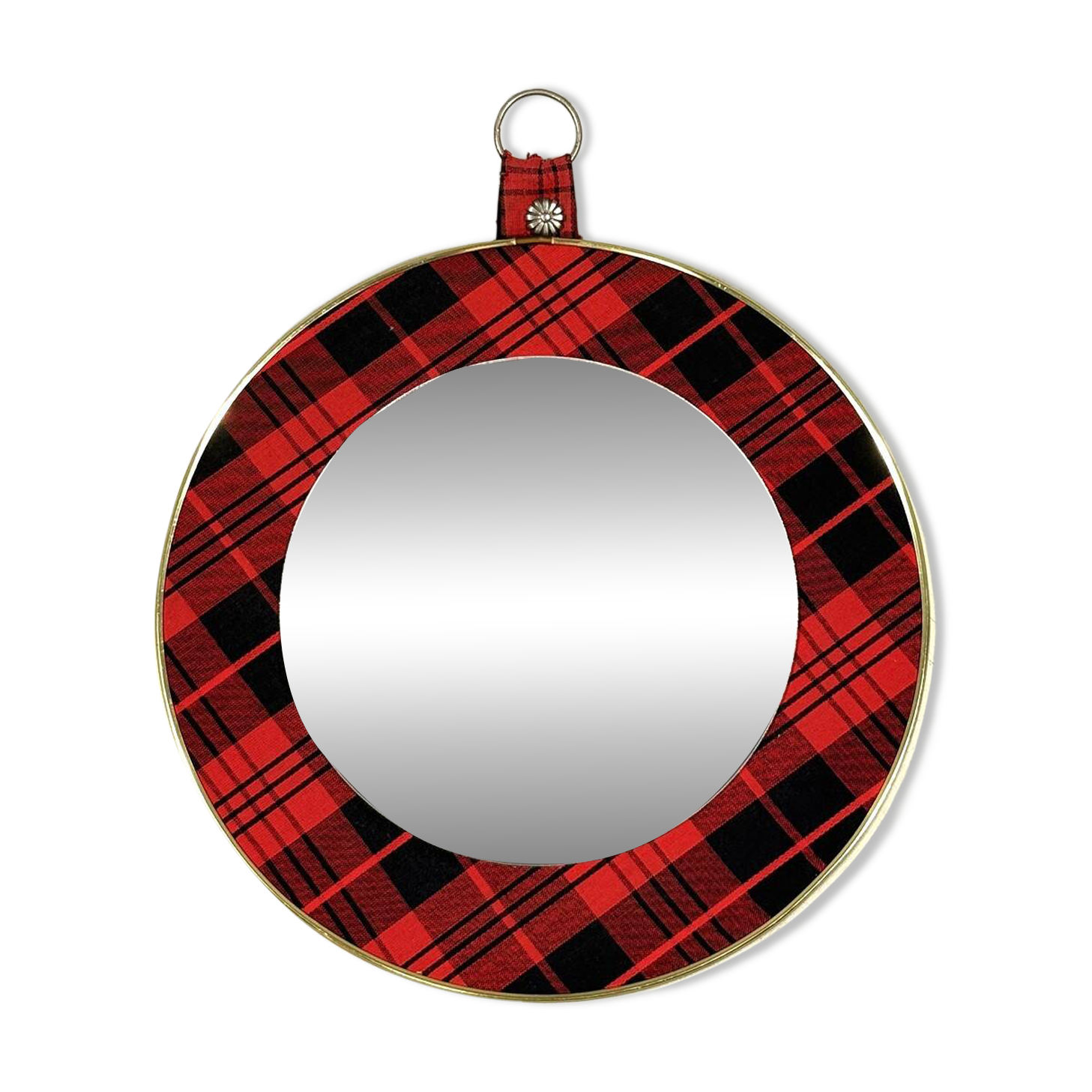 Tartan wall mirror 1960’s