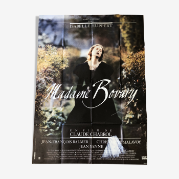 Film poster "Madame de Bauvary" Isabelle Huppert Chabrol