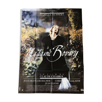 Affiche de cinéma "Madame de Bauvary" Isabelle Huppert Chabrol