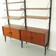 Teak Modular Wall System by Louis van Teeffelen for WéBé, 1955