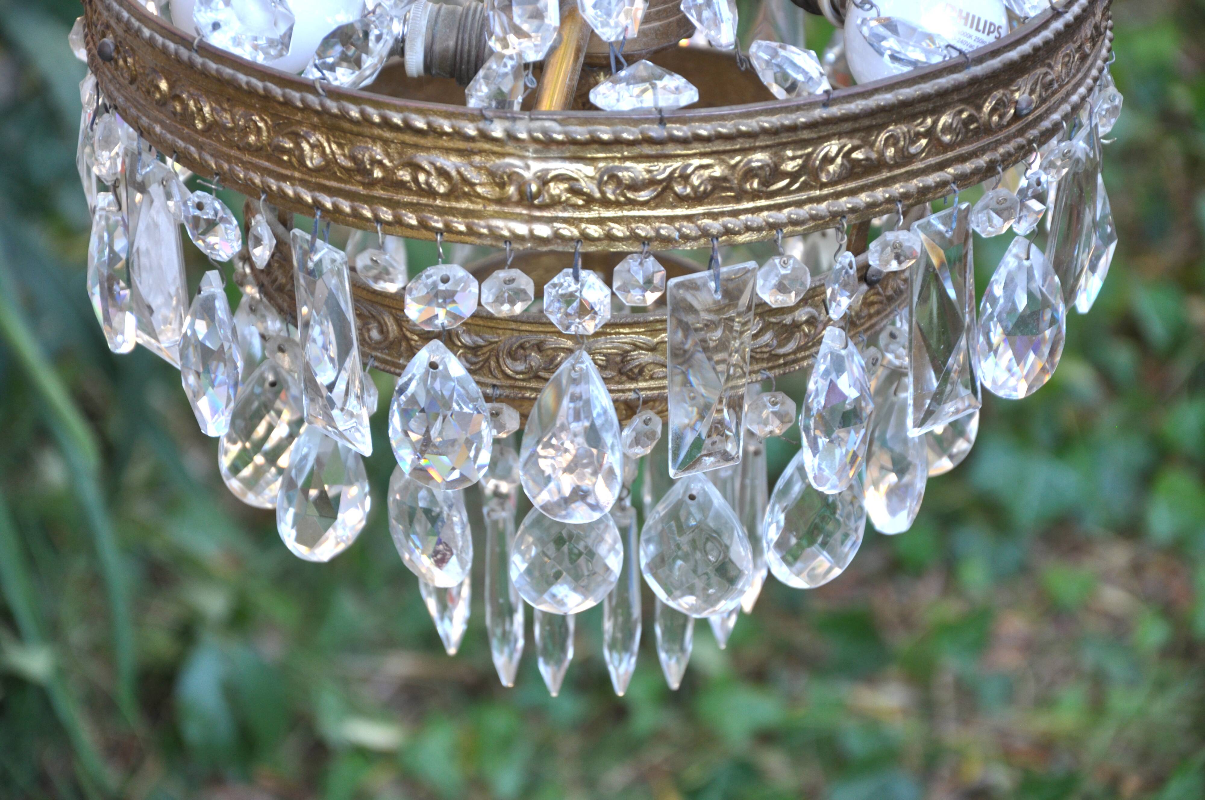 Lustre ancien Montgolfiere
