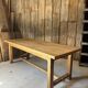 Solid oak farmhouse table