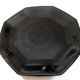 6 black Arcoroc "Octime" dinner plates (set 2)