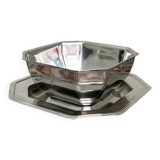 Patented stainless steel octagonal bowl