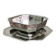 Patented stainless steel octagonal bowl
