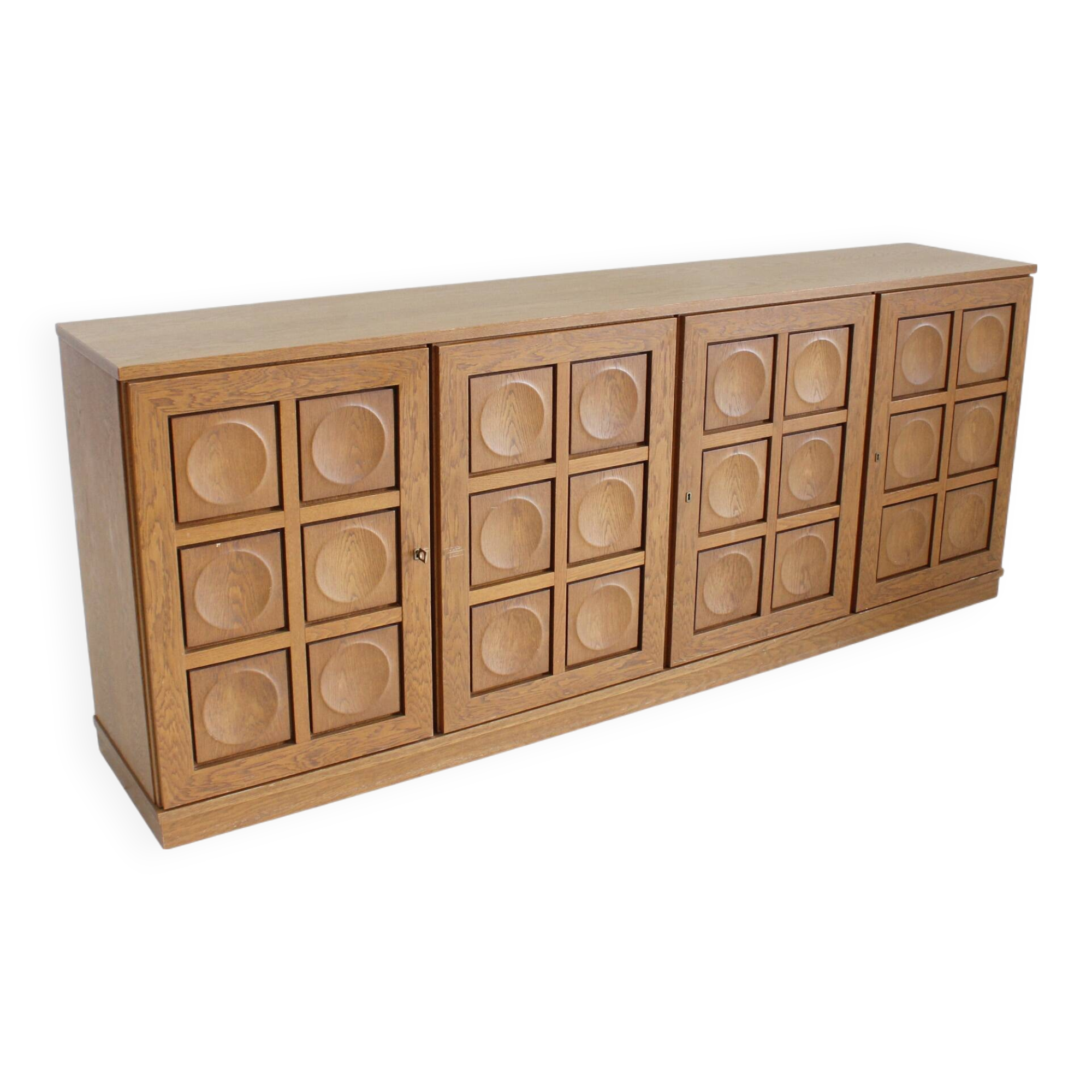 Buffet brutaliste vintage des années 1970 Gerhard Bartels