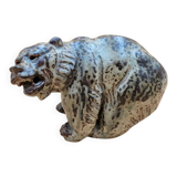 Royal Copenhagen glazed bear by Knud Kyhn 1950s rare