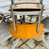 Compass chair in metal and wood 1950s/60s