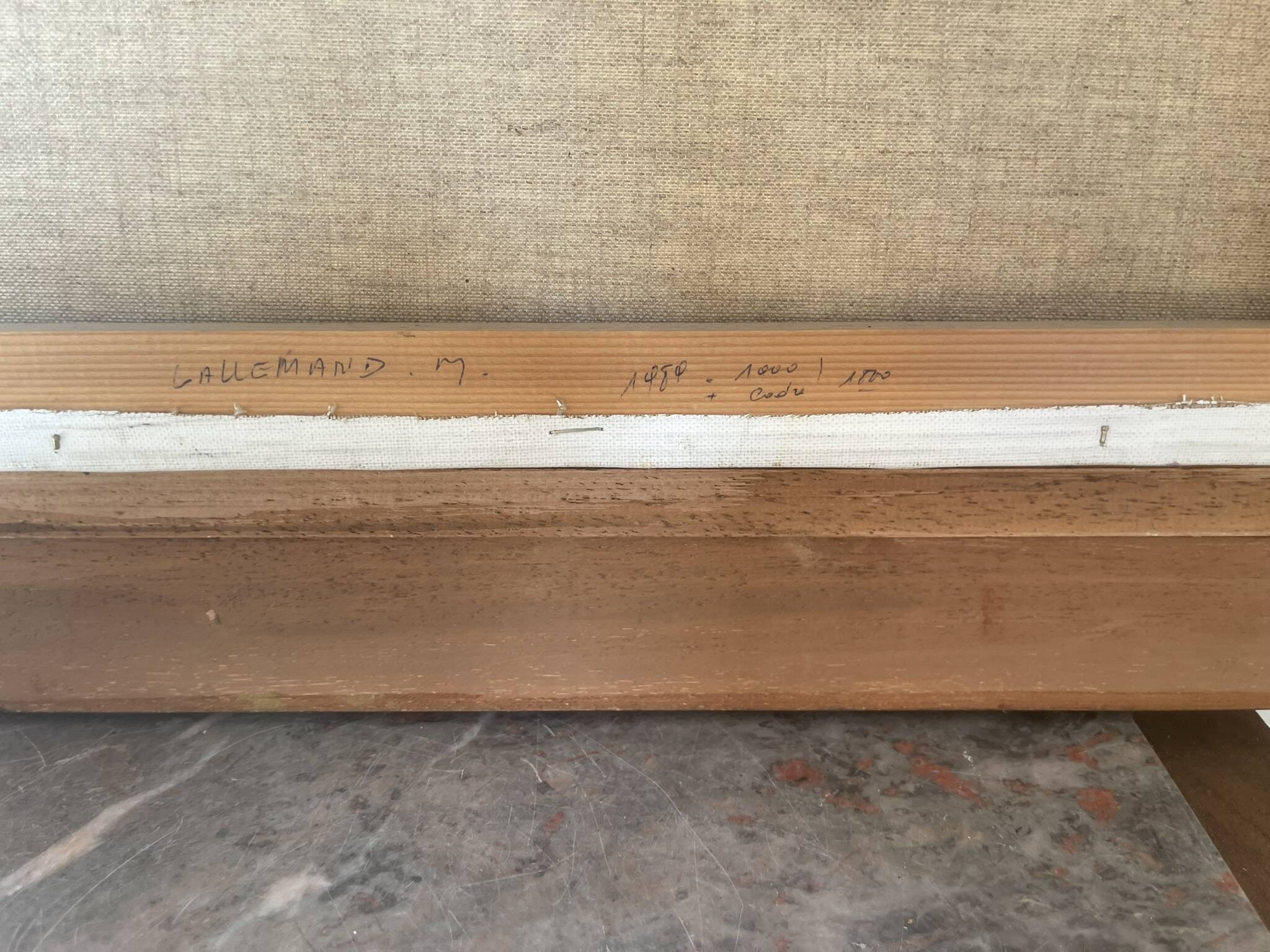 Oil Painting Canvas Country Path Landscape Nature Autumn LALLEMA