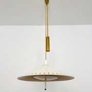 Unique Pendant Lamp with Counterweight by Vereinigte Werkstätten München