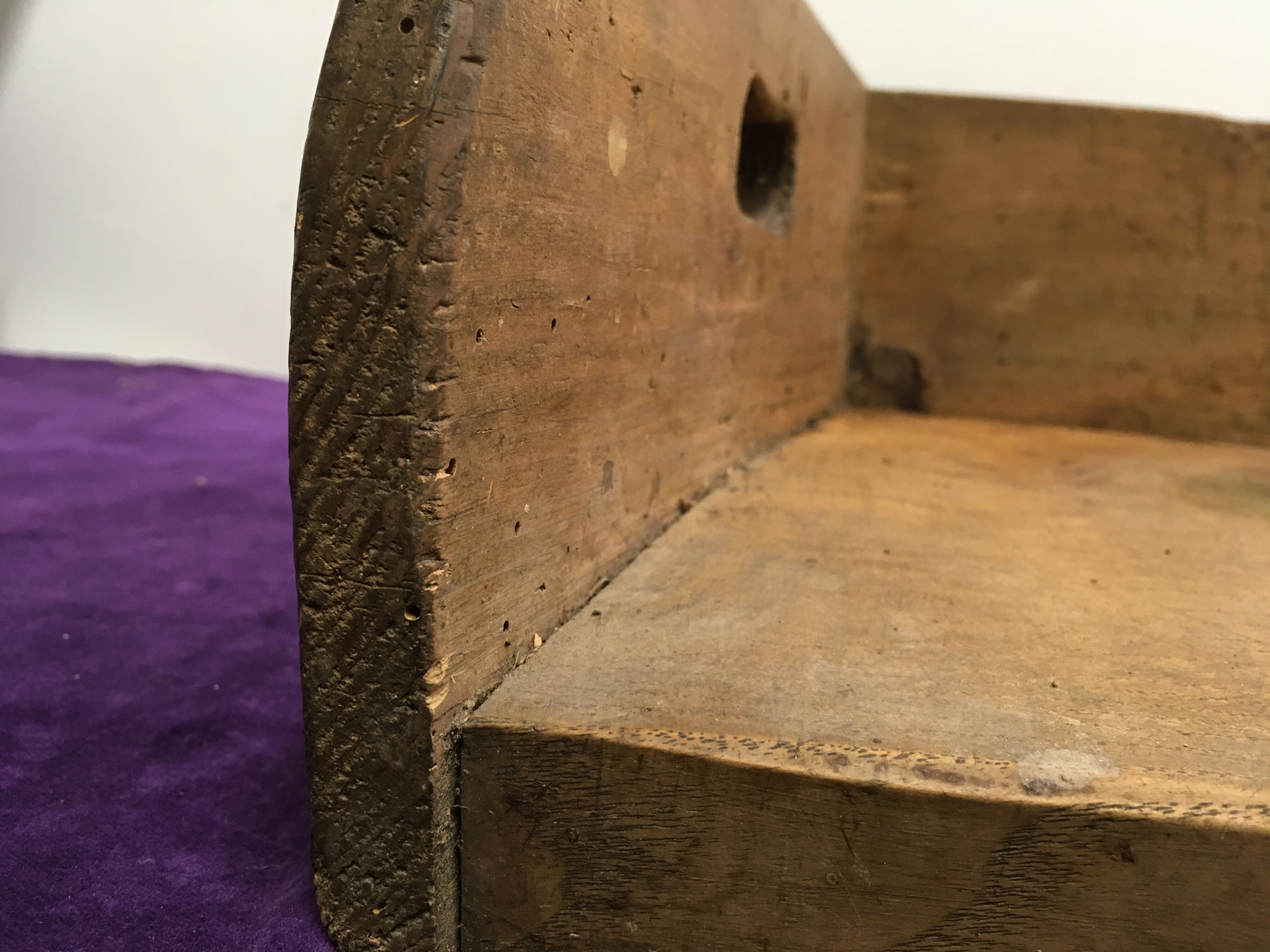 Butcher's log tray old grocery store