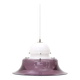 White and purple KD14 suspension by Sergio Asti for Kartell, 1970s.