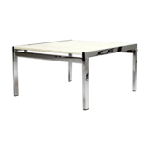 Chrome marble and metal coffee table 1960's