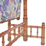 Bamboo-style psyché mirror in the Napoleon III style.