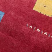 Tapis Gabbeh persan vintage en laine fait main – 143 x 202 cm - 1C1037