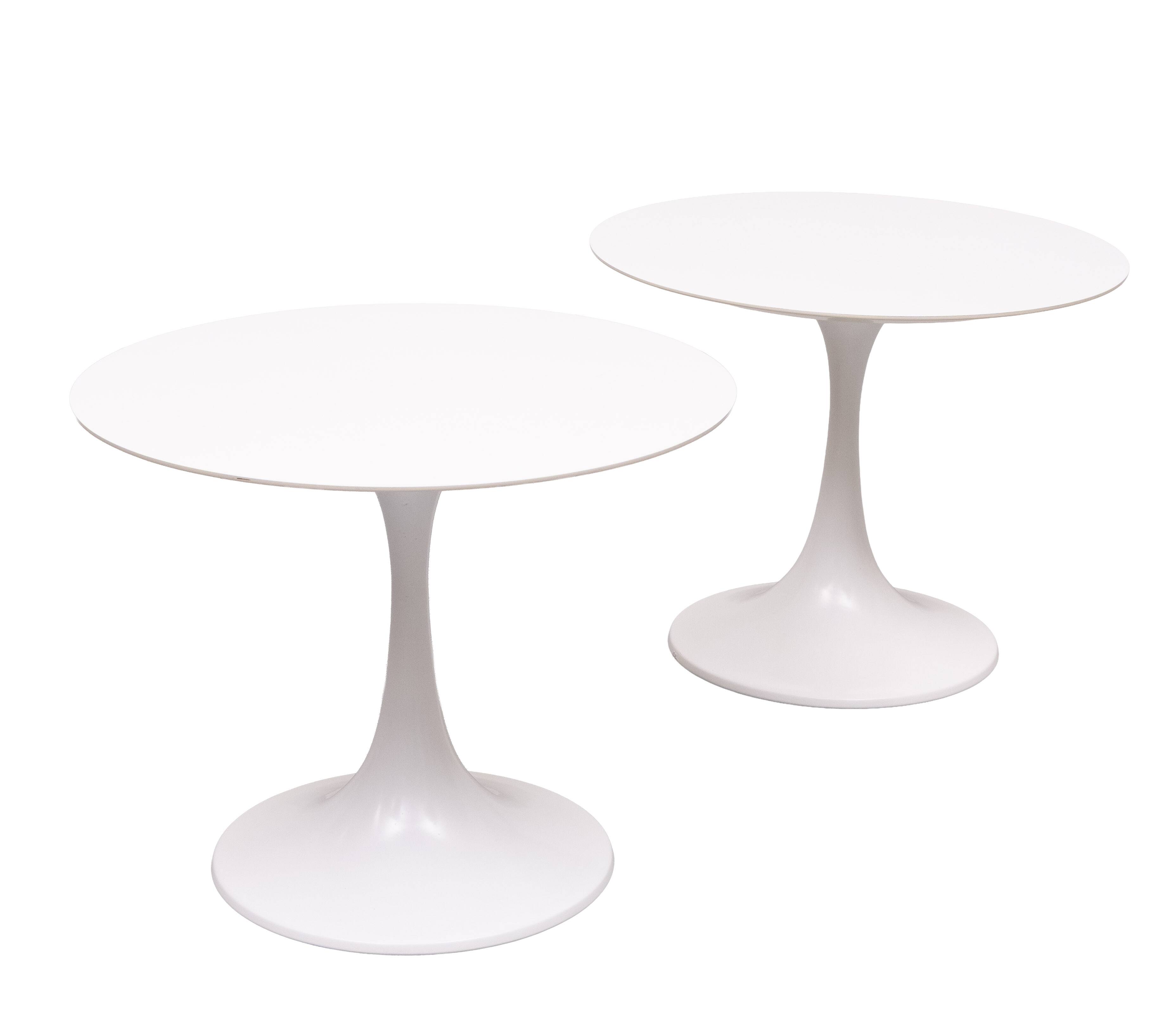 Arkana Tulip side tables design Maurice Burke 1970s England