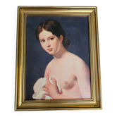 Oil Painting Bust of David's Maiden