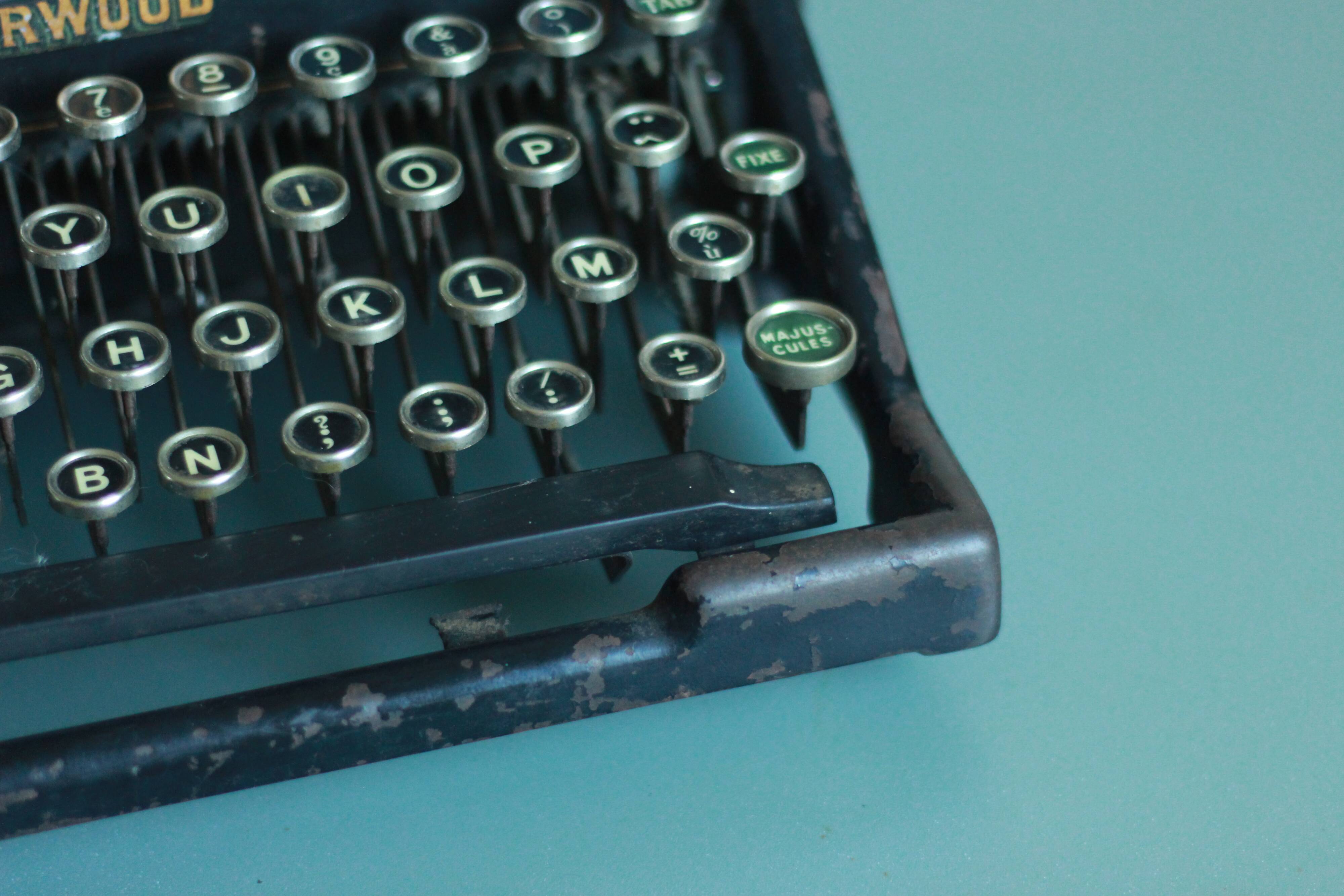 Underwood typewriter 1918