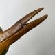 Large ceramic wading bird signed Thimo