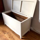 Old wooden toy box repainted