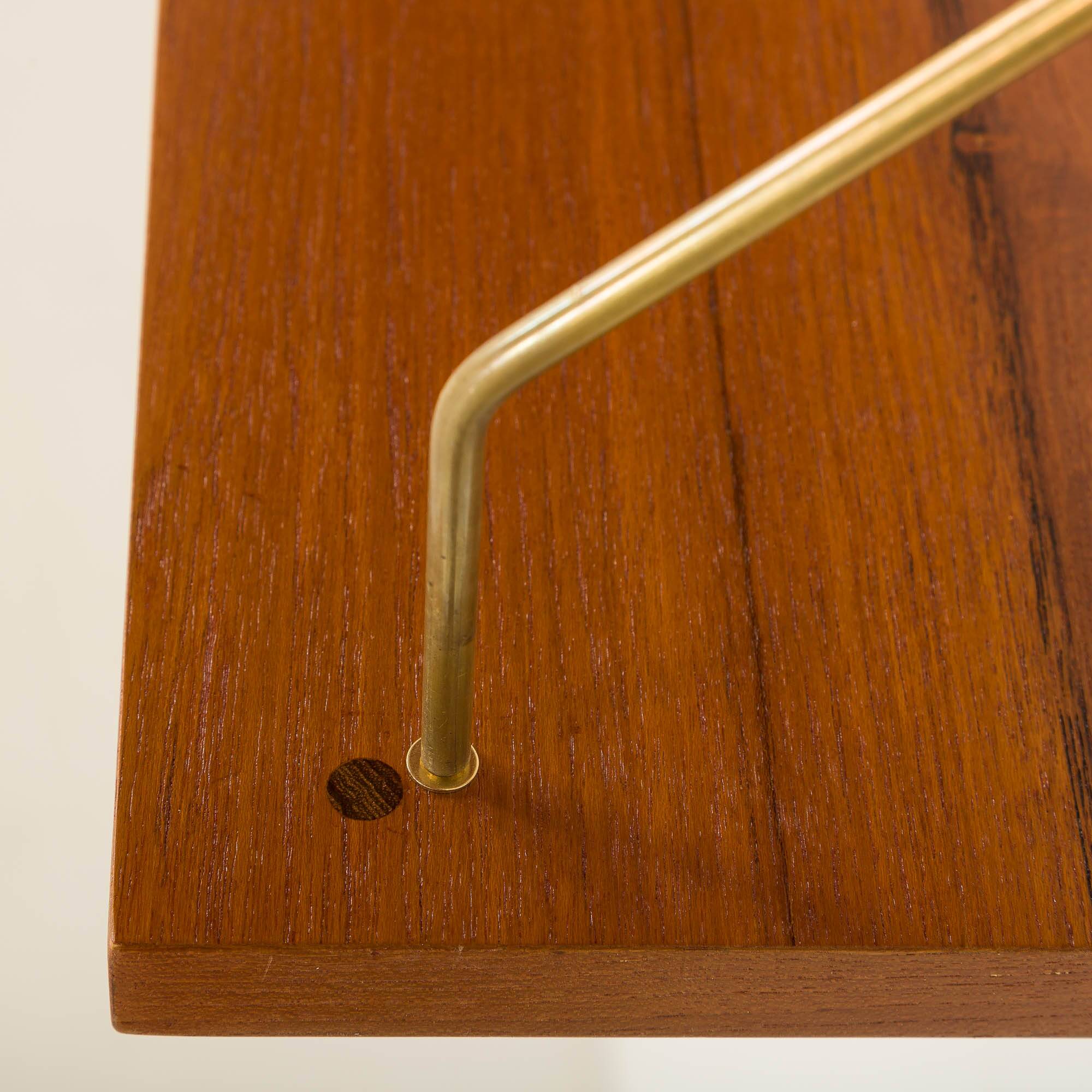Danish teak shelving unit in Poul Cadovius style, 1960s