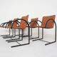 Set of six "Cirkel 1" dining chairs by Karel Boonzaaijer &amp; Pierre Mazairac for Metaform, The Net