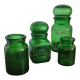 Lots of old pharmacy jars