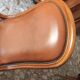 Leather armchair signed