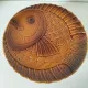 6 antique fish barbotine plates – Saint-Clément