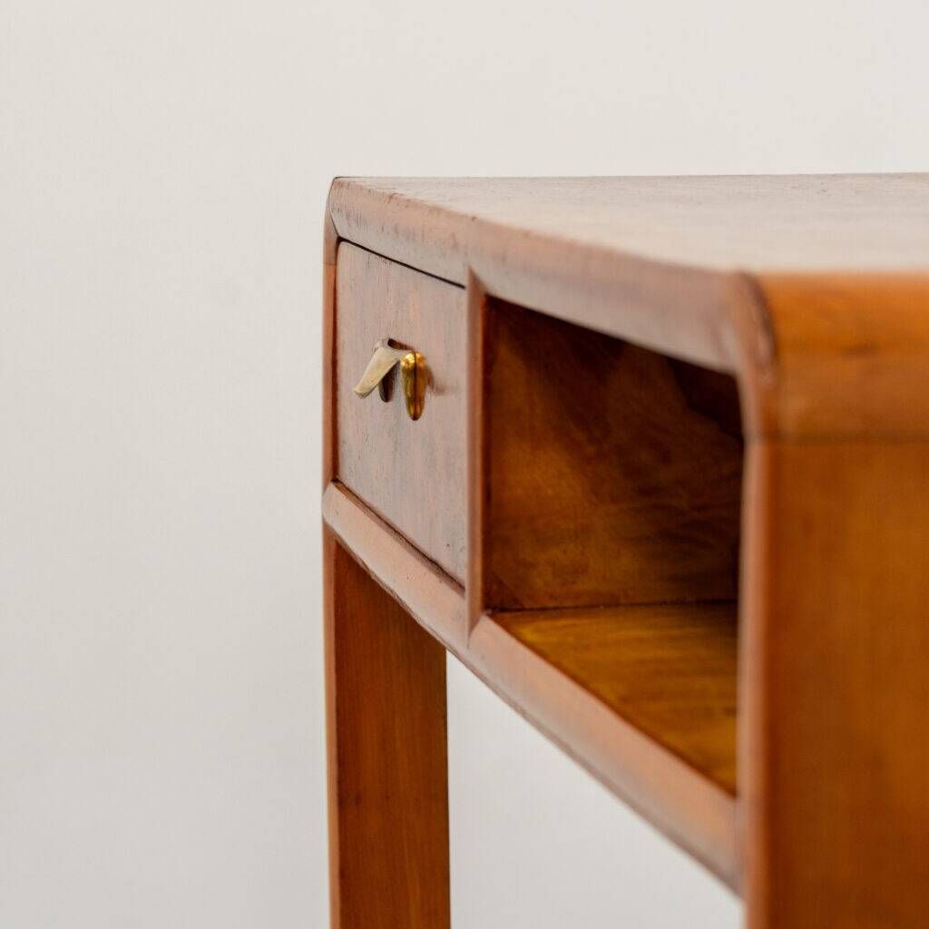 Italian Art Deco burl desk 1930s