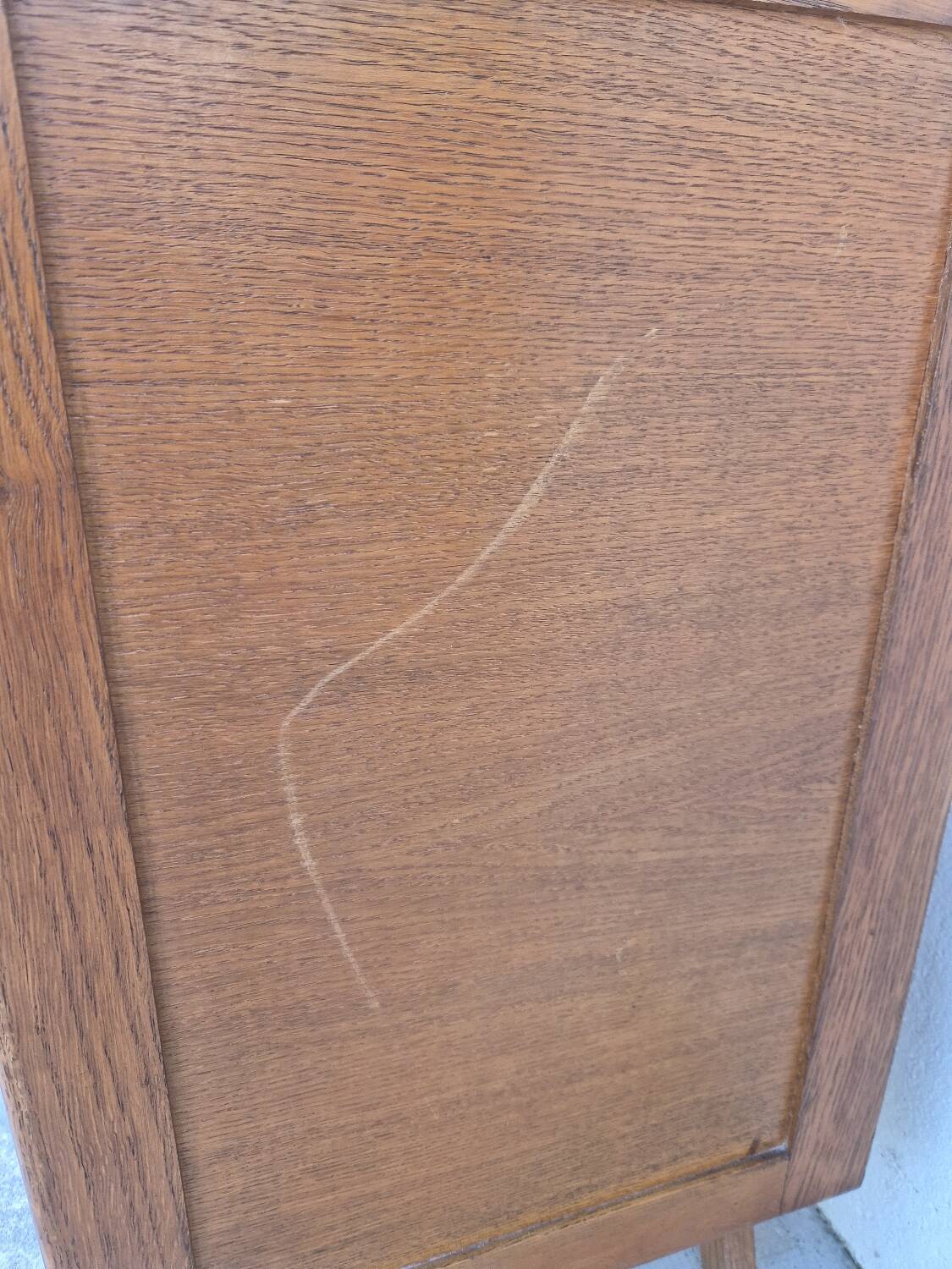 Commode vintage design pieds compas 1950s