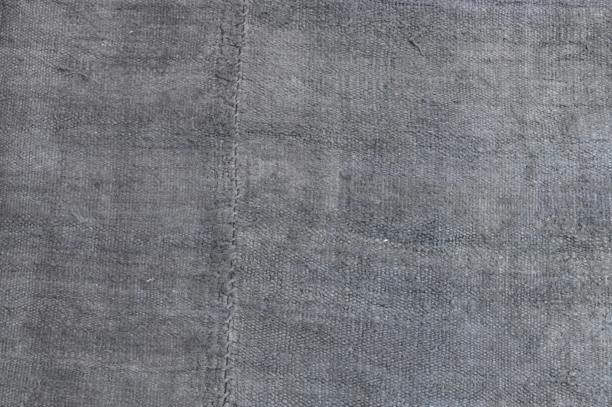 Vintage Gray Tones Kilim Rug, Handmade Mid Century Modern Carpet, 156x231Cm