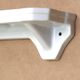 Large Art Deco wall shelf in white porcelain, 1920s