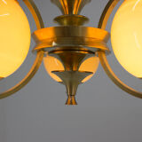 Brass chandelier, 1920s