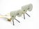 Pair of Mid Century Modern metal brass table and wall lamps by Ernest Igl